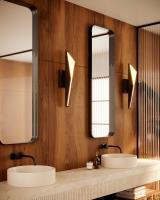 LED Wall Sconce by Kuzco Lighting - Tachi Collection, Urban Bronze Finish - WS64215-UB