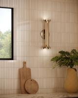 LED Wall Sconce by Kuzco Lighting - Husk Collection, Polished Nickel Finish - WS89714-PN