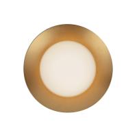 LED Wall Sconce by Kuzco Lighting - Cleo Collection, Brushed Gold/Opal Glass Finish - WS77909-BG/OP