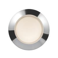 LED Wall Sconce by Kuzco Lighting - Cleo Collection, Chrome/Opal Glass Finish - WS77909-CH/OP