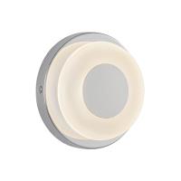 LED Wall Sconce by Kuzco Lighting - Stephord Collection, Chrome/Frosted Glass Finish - WS97204-CH/FR
