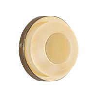 LED Wall Sconce by Kuzco Lighting - Stephord Collection, Metallic Brass/Frosted Glass Finish - WS97204-MRB/FR