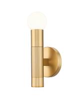 One Light Wall Sconce by Z-Lite - Stari Collection, Modern Gold Finish - 1956-1S-MGLD