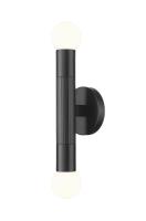 Two Light Wall Sconce by Z-Lite - Stari Collection, Matte Black Finish - 1956-2S-MB