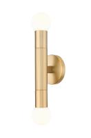 Two Light Wall Sconce by Z-Lite - Stari Collection, Modern Gold Finish - 1956-2S-MGLD