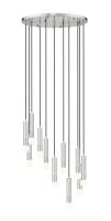 11 Light Chandelier by Z-Lite - Stari Collection, Brushed Nickel Finish - 1956P-11R-BN
