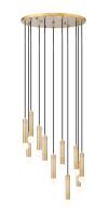 11 Light Chandelier by Z-Lite - Stari Collection, Modern Gold Finish - 1956P-11R-MGLD