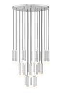 27 Light Chandelier by Z-Lite - Stari Collection, Brushed Nickel Finish - 1956P-27R-BN