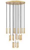 27 Light Chandelier by Z-Lite - Stari Collection, Modern Gold Finish - 1956P-27R-MGLD