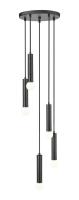 Five Light Chandelier by Z-Lite - Stari Collection, Matte Black Finish - 1956P-5R-MB