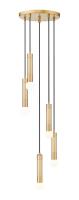 Five Light Chandelier by Z-Lite - Stari Collection, Modern Gold Finish - 1956P-5R-MGLD