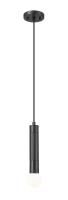 One Light Pendant by Z-Lite - Stari Collection, Matte Black Finish - 1956P-MB