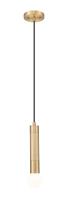 One Light Pendant by Z-Lite - Stari Collection, Modern Gold Finish - 1956P-MGLD