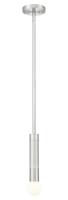 One Light Pendant by Z-Lite - Stari Collection, Brushed Nickel Finish - 1956P-ROD-BN