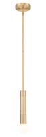 One Light Pendant by Z-Lite - Stari Collection, Modern Gold Finish - 1956P-ROD-MGLD