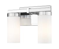 Two Light Vanity by Z-Lite - Danica Collection, Chrome Finish - 3044-2V-CH