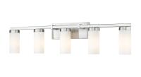 Five Light Vanity by Z-Lite - Danica Collection, Brushed Nickel Finish - 3044-5V-BN