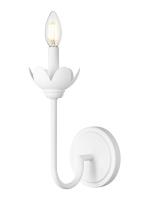 One Light Wall Sconce by Z-Lite - Allistair Collection, Tundra White Finish - 352-1S-TW