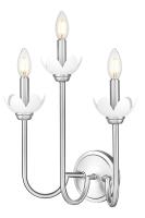 Three Light Wall Sconce by Z-Lite - Allistair Collection, Brushed Nickel Finish - 352-3S-BN