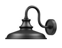 One Light Outdoor Wall Mount by Z-Lite - RLM Collection, Sand Black Finish - 5023M-BK