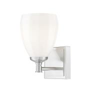 One Light Vanity by Z-Lite - Oren Collection, Brushed Nickel Finish - 7004-1V-BN