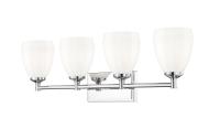 Four Light Vanity by Z-Lite - Oren Collection, Chrome Finish - 7004-4V-CH