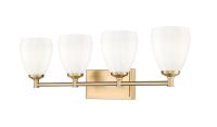 Four Light Vanity by Z-Lite - Oren Collection, Modern Gold Finish - 7004-4V-MGLD