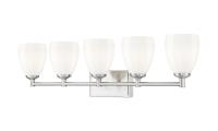 Five Light Vanity by Z-Lite - Oren Collection, Brushed Nickel Finish - 7004-5V-BN