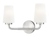Two Light Vanity by Z-Lite - Montford Collection, Brushed Nickel Finish - 7005-2V-BN