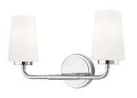 Two Light Vanity by Z-Lite - Montford Collection, Chrome Finish - 7005-2V-CH