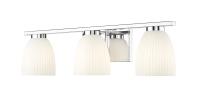 Three Light Vanity by Z-Lite - Naya Collection, Chrome Finish - 7518-3V-CH