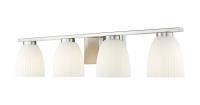 Four Light Vanity by Z-Lite - Naya Collection, Brushed Nickel Finish - 7518-4V-BN