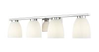 Four Light Vanity by Z-Lite - Naya Collection, Chrome Finish - 7518-4V-CH