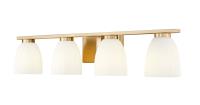 Four Light Vanity by Z-Lite - Naya Collection, Modern Gold Finish - 7518-4V-MGLD
