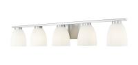 Five Light Vanity by Z-Lite - Naya Collection, Brushed Nickel Finish - 7518-5V-BN