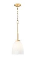 One Light Pendant by Z-Lite - Naya Collection, Modern Gold Finish - 7518P8-MGLD