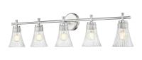 Five Light Vanity by Z-Lite - Belle Collection, Brushed Nickel Finish - 7519-5V-BN