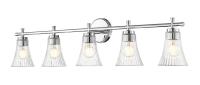 Five Light Vanity by Z-Lite - Belle Collection, Chrome Finish - 7519-5V-CH
