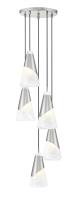 Five Light Chandelier by Z-Lite - Aimie Collection, Brushed Nickel Finish - 828P6-5R-BN