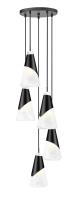 Five Light Chandelier by Z-Lite - Aimie Collection, Matte Black Finish - 828P6-5R-MB