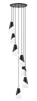 Seven Light Chandelier by Z-Lite - Aimie Collection, Matte Black Finish - 828P6-7R-MB