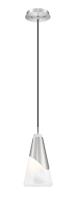 One Light Pendant by Z-Lite - Aimie Collection, Brushed Nickel Finish - 828P6-BN