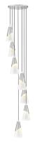 Seven Light Chandelier by Z-Lite - Aimie Collection, Brushed Nickel Finish - 828P7-7R-BN
