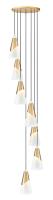 Seven Light Chandelier by Z-Lite - Aimie Collection, Modern Gold Finish - 828P7-7R-MGLD