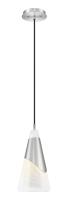 One Light Pendant by Z-Lite - Aimie Collection, Brushed Nickel Finish - 828P7-BN