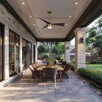 36"Ceiling Fan by Minka Aire - Elavan Collection, Legacy Brass Finish - F743L-LBR/DO