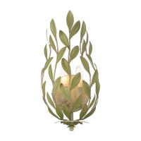 Two Light Wall Sconce by Crystorama - Broche Collection, Champagne Green Tea Finish - 561-CT