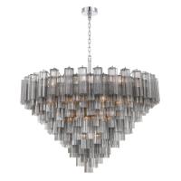 28 Light Chandelier by Crystorama - Addis Collection, Polished Chrome Finish - ADD-327-CH-SM