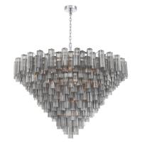 40 Light Chandelier by Crystorama - Addis Collection, Polished Chrome Finish - ADD-329-CH-SM
