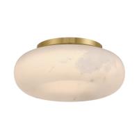 LED Flush Mount by Crystorama - Acme Collection, Aged Brass Finish - AME-403-AG